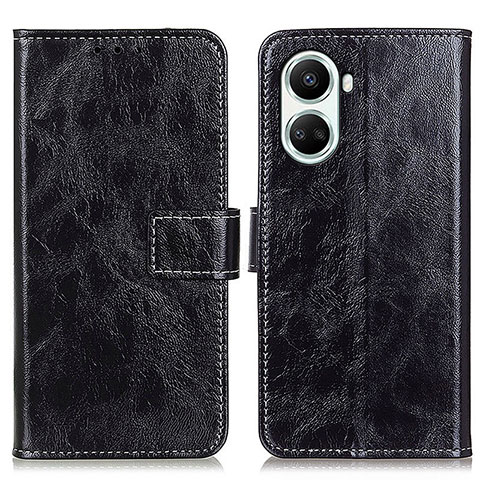 Funda de Cuero Cartera con Soporte Carcasa K04Z para Huawei Nova 10 SE Negro