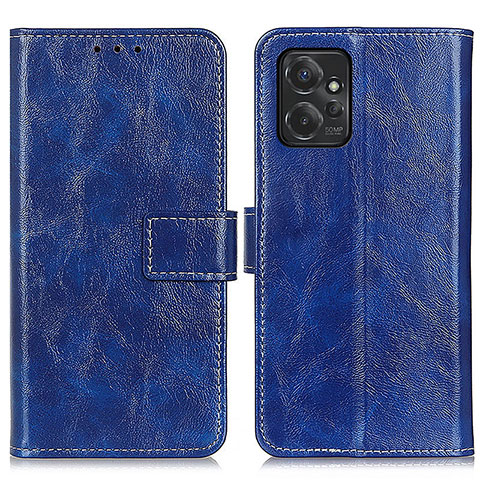 Funda de Cuero Cartera con Soporte Carcasa K04Z para Motorola Moto G Power 5G (2023) Azul