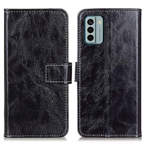 Funda de Cuero Cartera con Soporte Carcasa K04Z para Nokia G22 Negro