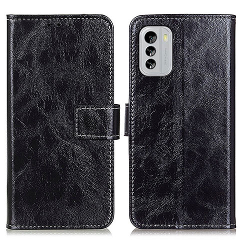 Funda de Cuero Cartera con Soporte Carcasa K04Z para Nokia G60 5G Negro