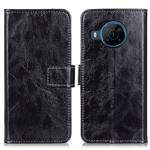 Funda de Cuero Cartera con Soporte Carcasa K04Z para Nokia X100 5G Negro