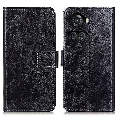 Funda de Cuero Cartera con Soporte Carcasa K04Z para OnePlus Ace 5G Negro