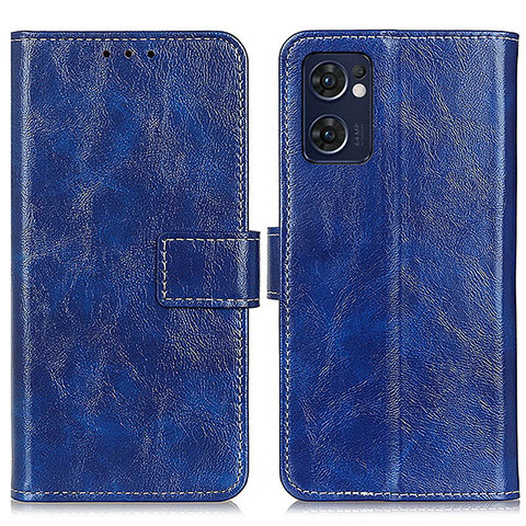 Funda de Cuero Cartera con Soporte Carcasa K04Z para OnePlus Nord CE 2 5G Azul