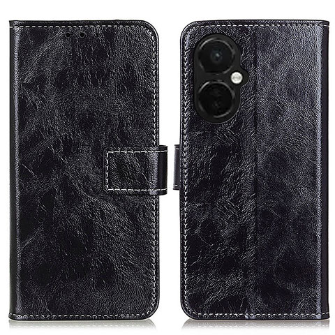 Funda de Cuero Cartera con Soporte Carcasa K04Z para OnePlus Nord N30 5G Negro