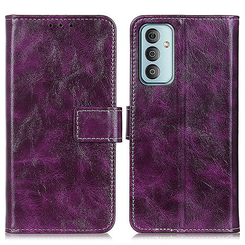 Funda de Cuero Cartera con Soporte Carcasa K04Z para Samsung Galaxy F13 4G Morado