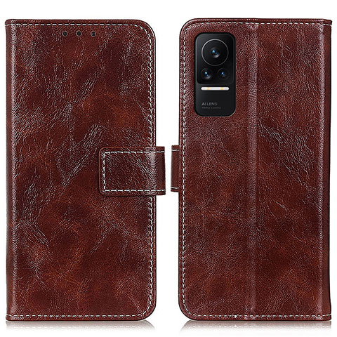 Funda de Cuero Cartera con Soporte Carcasa K04Z para Xiaomi Civi 1S 5G Marron