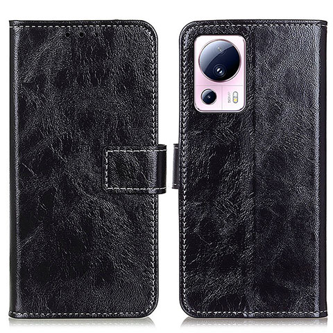 Funda de Cuero Cartera con Soporte Carcasa K04Z para Xiaomi Mi 12 Lite NE 5G Negro