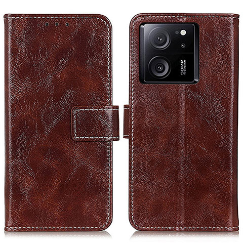 Funda de Cuero Cartera con Soporte Carcasa K04Z para Xiaomi Mi 13T Pro 5G Marron