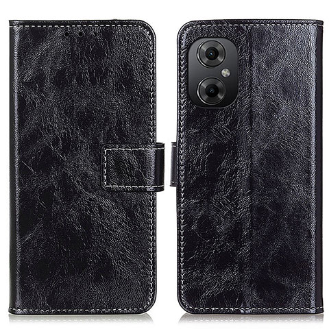 Funda de Cuero Cartera con Soporte Carcasa K04Z para Xiaomi Poco M4 5G Negro