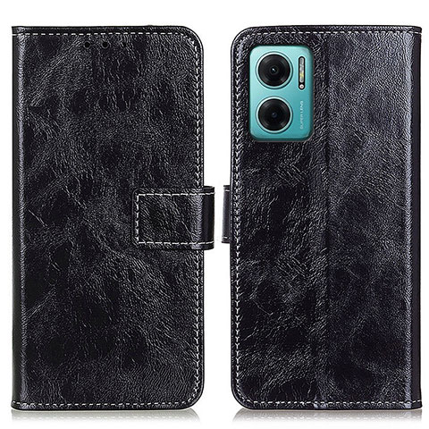 Funda de Cuero Cartera con Soporte Carcasa K04Z para Xiaomi Redmi 11 Prime 5G Negro