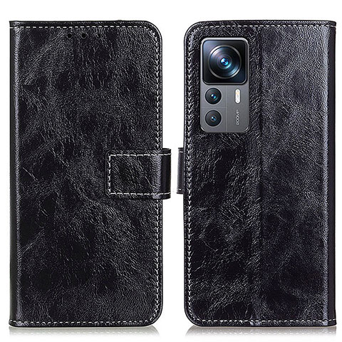 Funda de Cuero Cartera con Soporte Carcasa K04Z para Xiaomi Redmi K50 Ultra 5G Negro