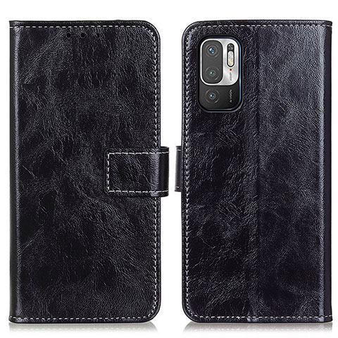 Funda de Cuero Cartera con Soporte Carcasa K04Z para Xiaomi Redmi Note 11 SE 5G Negro