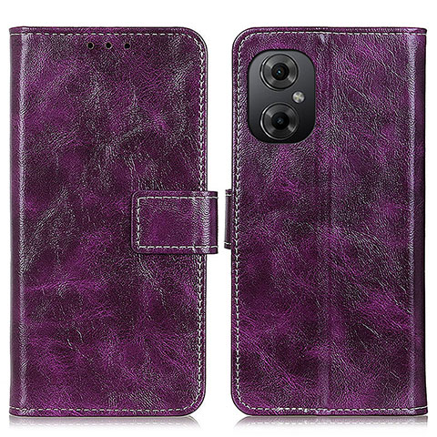 Funda de Cuero Cartera con Soporte Carcasa K04Z para Xiaomi Redmi Note 11R 5G Morado