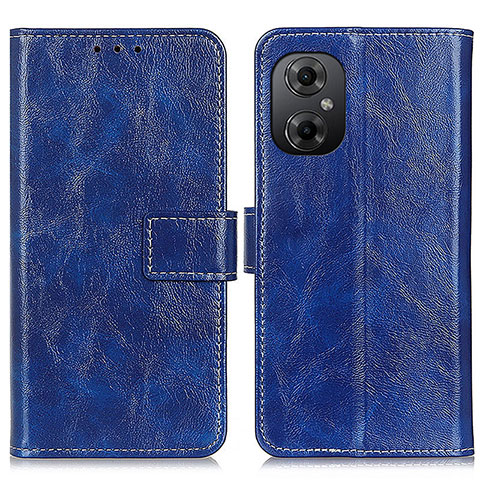 Funda de Cuero Cartera con Soporte Carcasa K04Z para Xiaomi Redmi Note 12R Pro 5G Azul