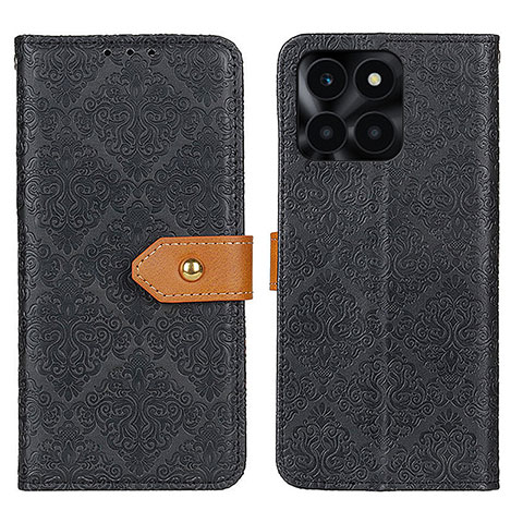 Funda de Cuero Cartera con Soporte Carcasa K05Z para Huawei Honor X8b Negro