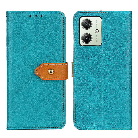 Funda de Cuero Cartera con Soporte Carcasa K05Z para Motorola Moto G54 5G Verde