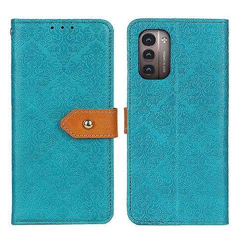 Funda de Cuero Cartera con Soporte Carcasa K05Z para Nokia G11 Verde