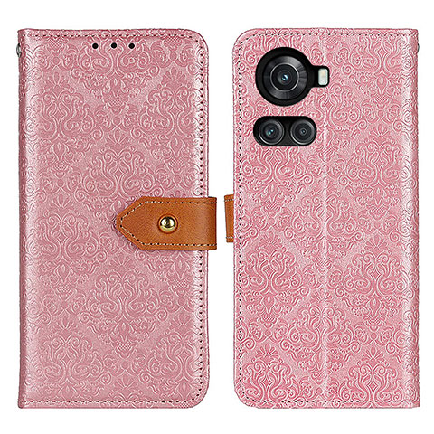 Funda de Cuero Cartera con Soporte Carcasa K05Z para OnePlus 10R 5G Rosa