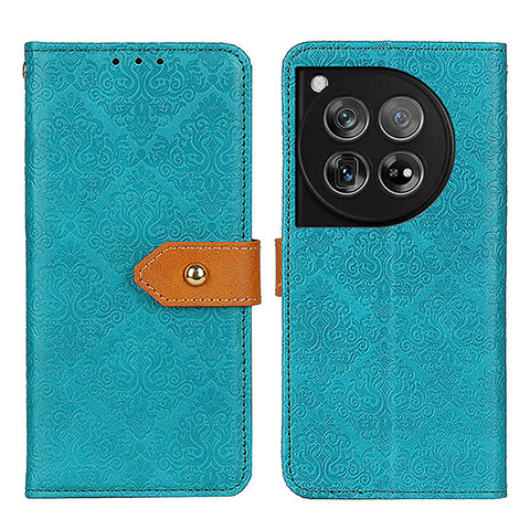 Funda de Cuero Cartera con Soporte Carcasa K05Z para OnePlus Ace 3 5G Verde