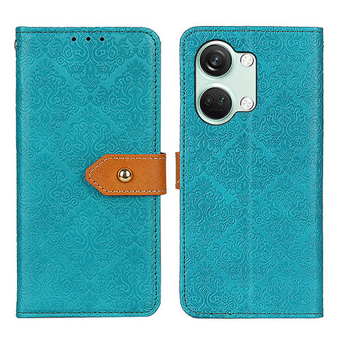 Funda de Cuero Cartera con Soporte Carcasa K05Z para OnePlus Nord 3 5G Verde