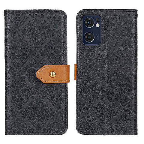 Funda de Cuero Cartera con Soporte Carcasa K05Z para OnePlus Nord CE 2 5G Negro