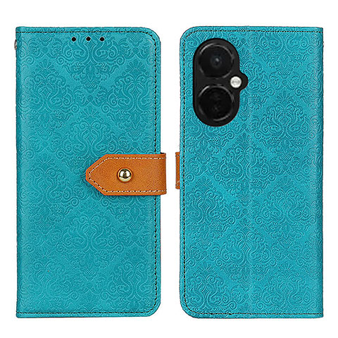 Funda de Cuero Cartera con Soporte Carcasa K05Z para OnePlus Nord CE 3 5G Verde