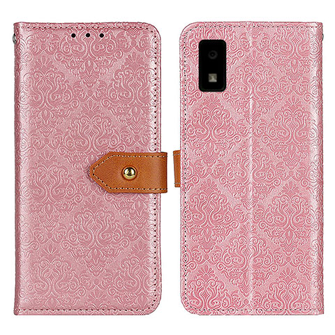 Funda de Cuero Cartera con Soporte Carcasa K05Z para Sharp Aquos wish2 Rosa