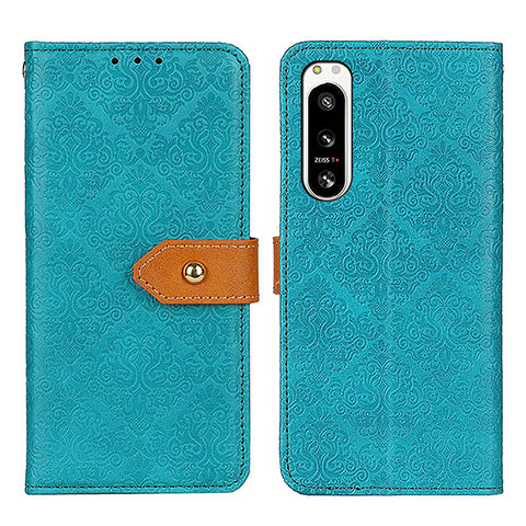 Funda de Cuero Cartera con Soporte Carcasa K05Z para Sony Xperia 5 IV Verde