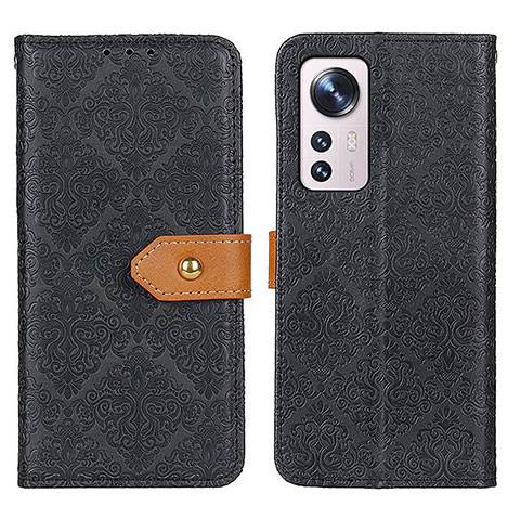 Funda de Cuero Cartera con Soporte Carcasa K05Z para Xiaomi Mi 12 Lite 5G Negro