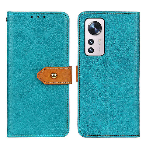 Funda de Cuero Cartera con Soporte Carcasa K05Z para Xiaomi Mi 12S 5G Verde