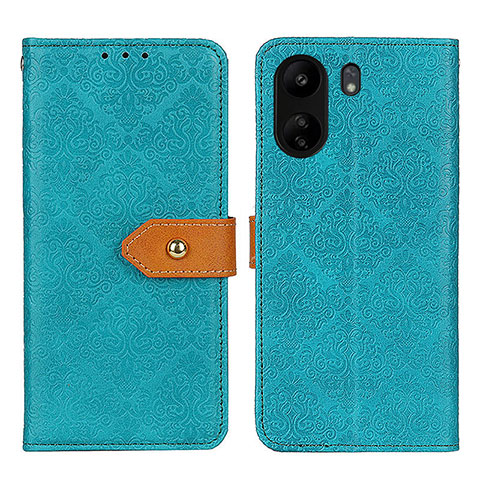 Funda de Cuero Cartera con Soporte Carcasa K05Z para Xiaomi Poco C65 Verde