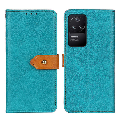 Funda de Cuero Cartera con Soporte Carcasa K05Z para Xiaomi Poco F4 5G Verde