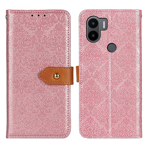 Funda de Cuero Cartera con Soporte Carcasa K05Z para Xiaomi Redmi A1 Plus Rosa