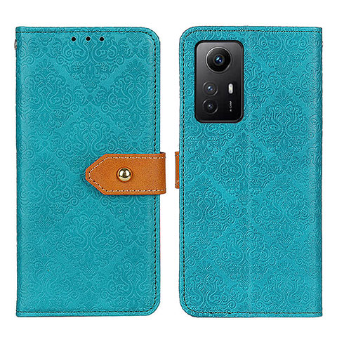 Funda de Cuero Cartera con Soporte Carcasa K05Z para Xiaomi Redmi Note 12S Verde