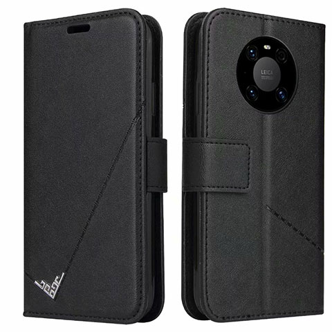 Funda de Cuero Cartera con Soporte Carcasa K06 para Huawei Mate 40E Pro 4G Negro