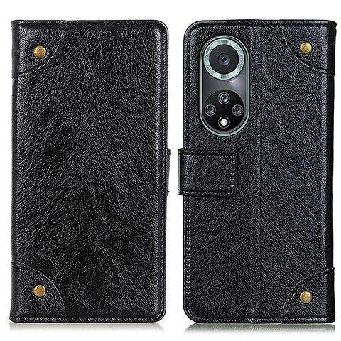 Funda de Cuero Cartera con Soporte Carcasa K06Z para Huawei Nova 9 Pro Negro