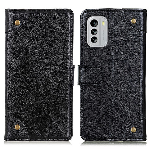 Funda de Cuero Cartera con Soporte Carcasa K06Z para Nokia G60 5G Negro