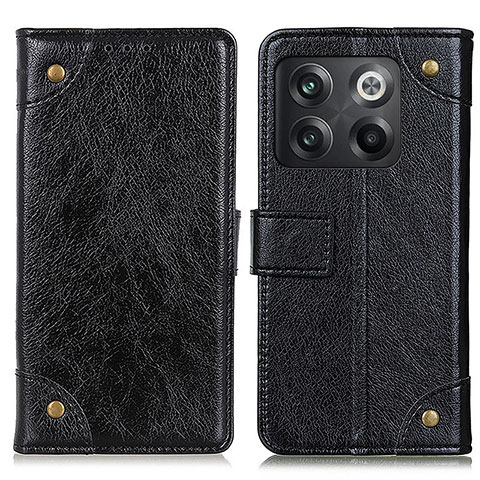 Funda de Cuero Cartera con Soporte Carcasa K06Z para OnePlus 10T 5G Negro