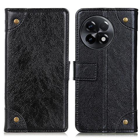 Funda de Cuero Cartera con Soporte Carcasa K06Z para OnePlus 11R 5G Negro