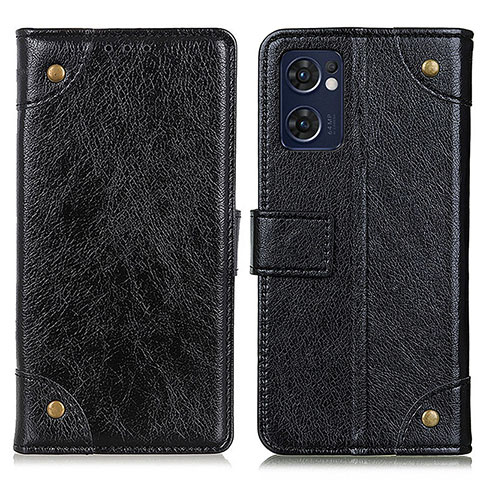 Funda de Cuero Cartera con Soporte Carcasa K06Z para OnePlus Nord CE 2 5G Negro