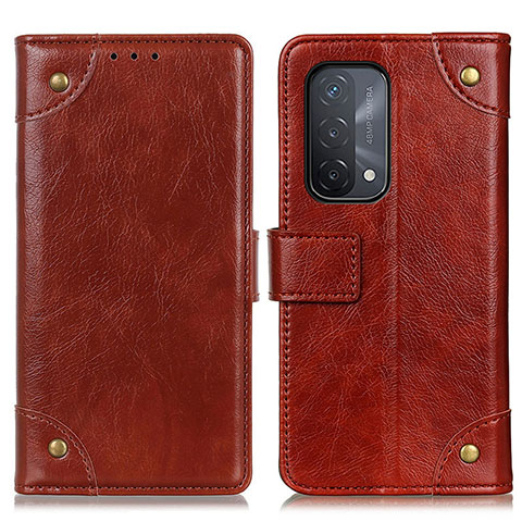 Funda de Cuero Cartera con Soporte Carcasa K06Z para OnePlus Nord N200 5G Marron Claro