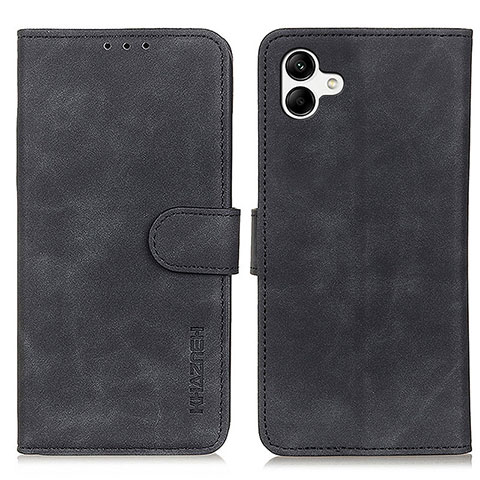 Funda de Cuero Cartera con Soporte Carcasa K06Z para Samsung Galaxy A04 4G Negro