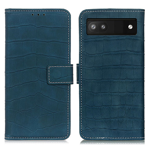 Funda de Cuero Cartera con Soporte Carcasa K07Z para Google Pixel 7a 5G Verde