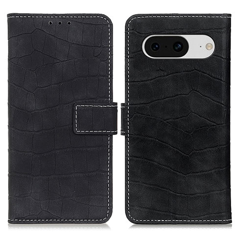 Funda de Cuero Cartera con Soporte Carcasa K07Z para Google Pixel 8 5G Negro