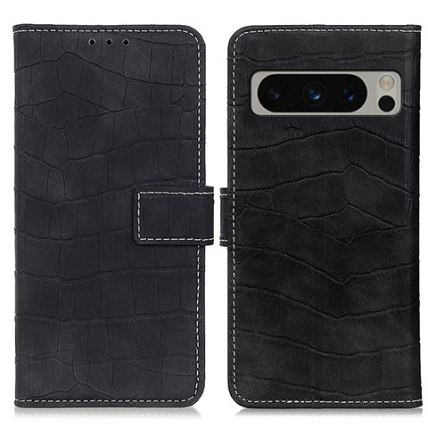 Funda de Cuero Cartera con Soporte Carcasa K07Z para Google Pixel 8 Pro 5G Negro