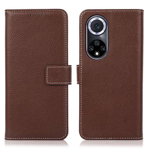 Funda de Cuero Cartera con Soporte Carcasa K07Z para Huawei Honor 50 5G Marron