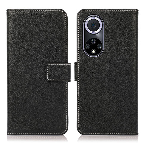 Funda de Cuero Cartera con Soporte Carcasa K07Z para Huawei Honor 50 5G Negro