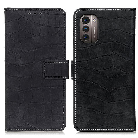 Funda de Cuero Cartera con Soporte Carcasa K07Z para Nokia G21 Negro