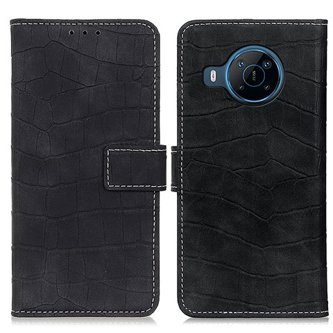 Funda de Cuero Cartera con Soporte Carcasa K07Z para Nokia X100 5G Negro