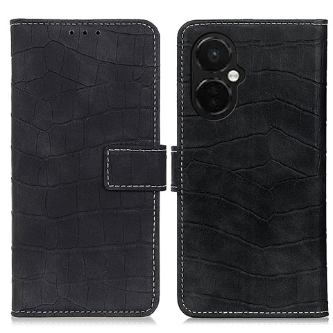 Funda de Cuero Cartera con Soporte Carcasa K07Z para OnePlus Nord CE 3 5G Negro